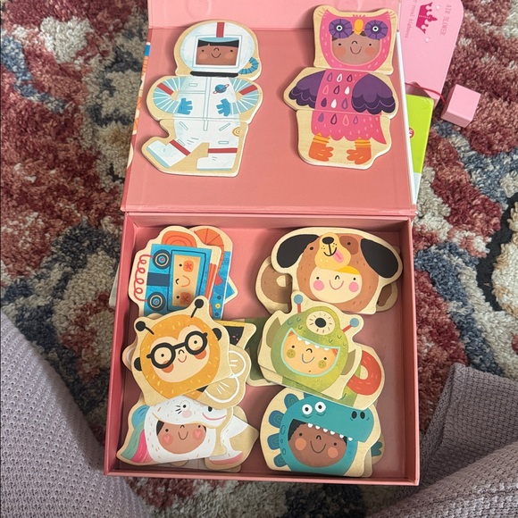 Djeco Magnetic Fancy Up 3 Piece Puzzles Mix and Match 2+ 24 PCS - Picture 4 of 4